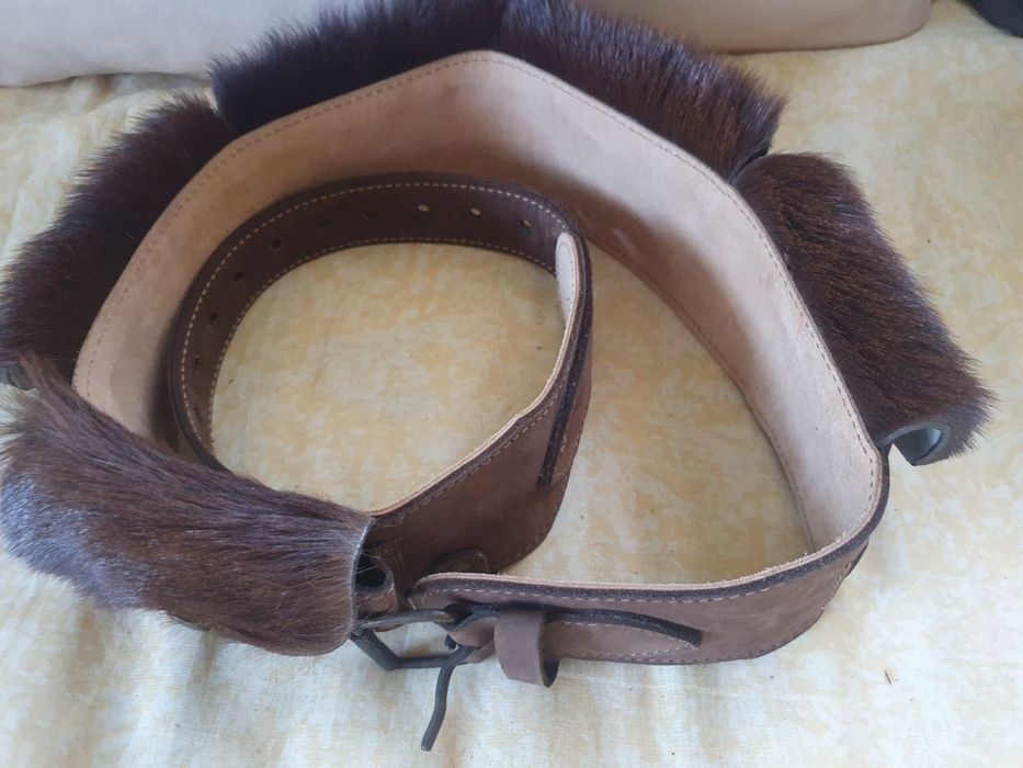 Авджийски. колани патрондаши нови естест. кожа -Рем.авдж.пуш Промоция