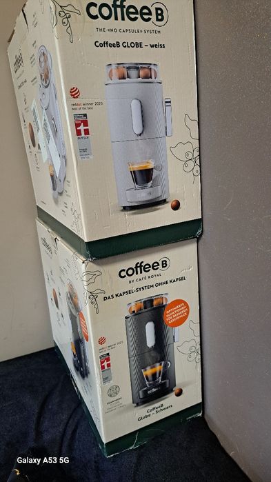 Чисто нова кафемашина с топчета кафе