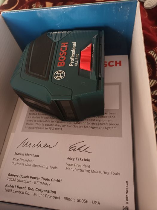 Vand laser bosch profesional