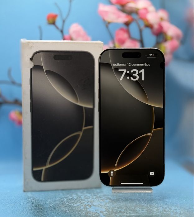 Apple iPhone 16 Pro, 256GB, 5G, Natural Titanium
