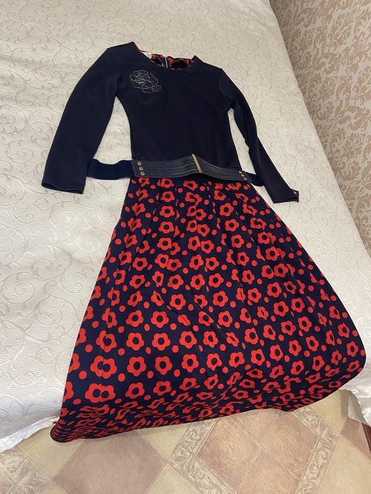 Продам длинные платья и юбки до колен