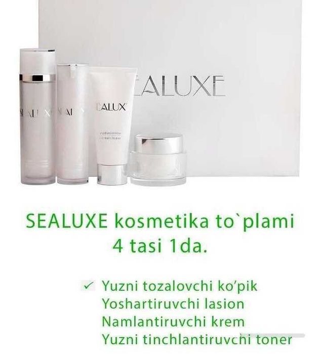 Sealuxe yuz parvarishi uchun yoshartiruvchi nabor