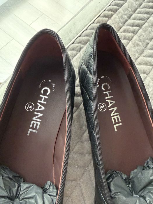 Балетки кожанные !