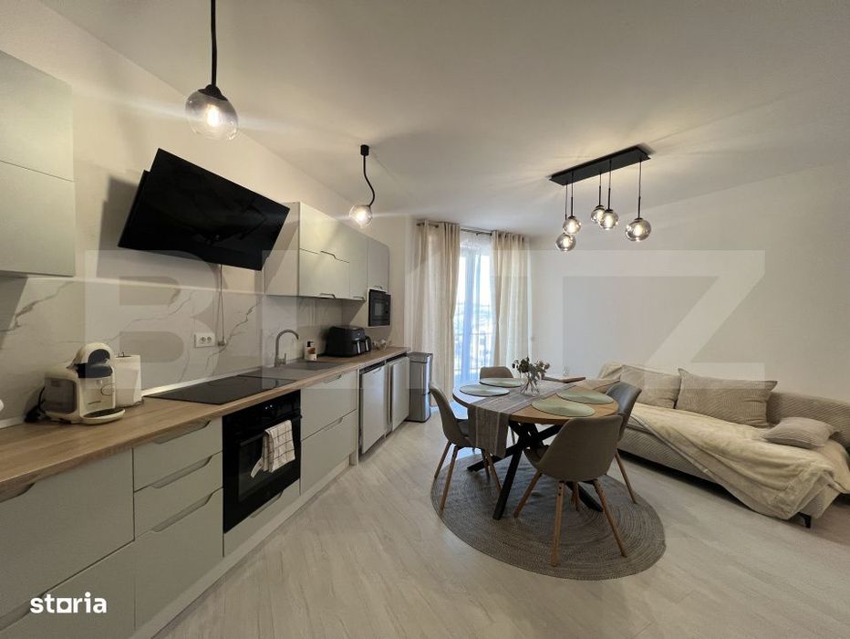 Apartament 2 camere, 51.40 mp, parcare, zona Vivo — fotografia 1
