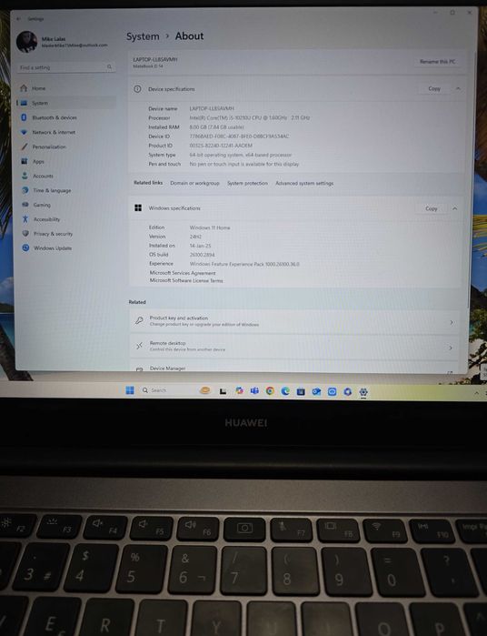 Laptop Huawei LL85AVMH D14