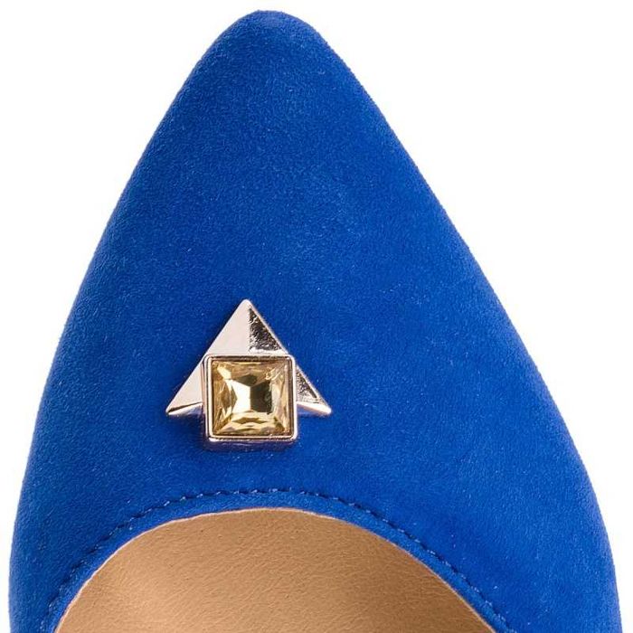 Продавам сандали Sergio Bardi син велур