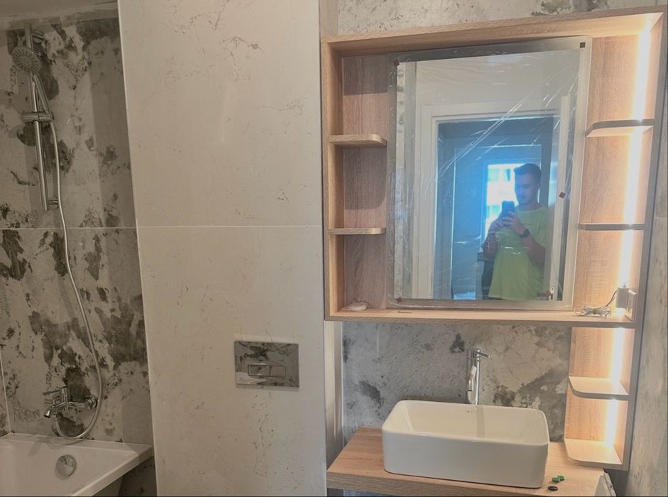 Corp baie cu LED pentru oglindă, 93x83 cm, nou – preț negociabil