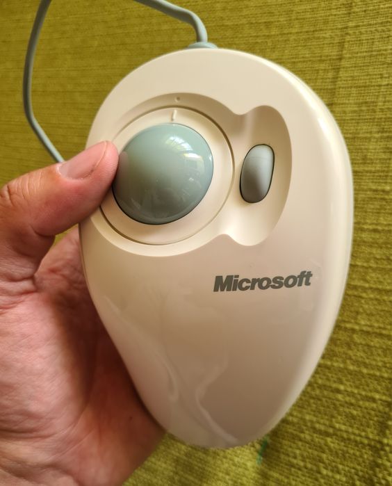 Mouse IntelliMouse TrackBall Microsoft Serial Ps2 Track Ball Vintage