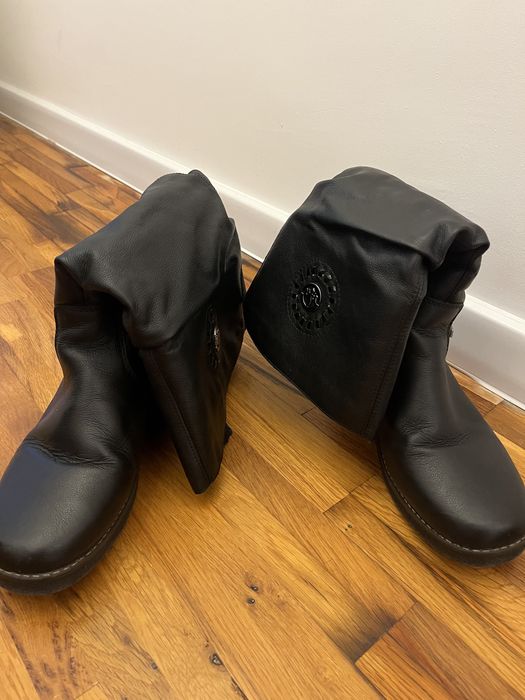 Кожени ботуши Rierker и велурени ботуши Adidas