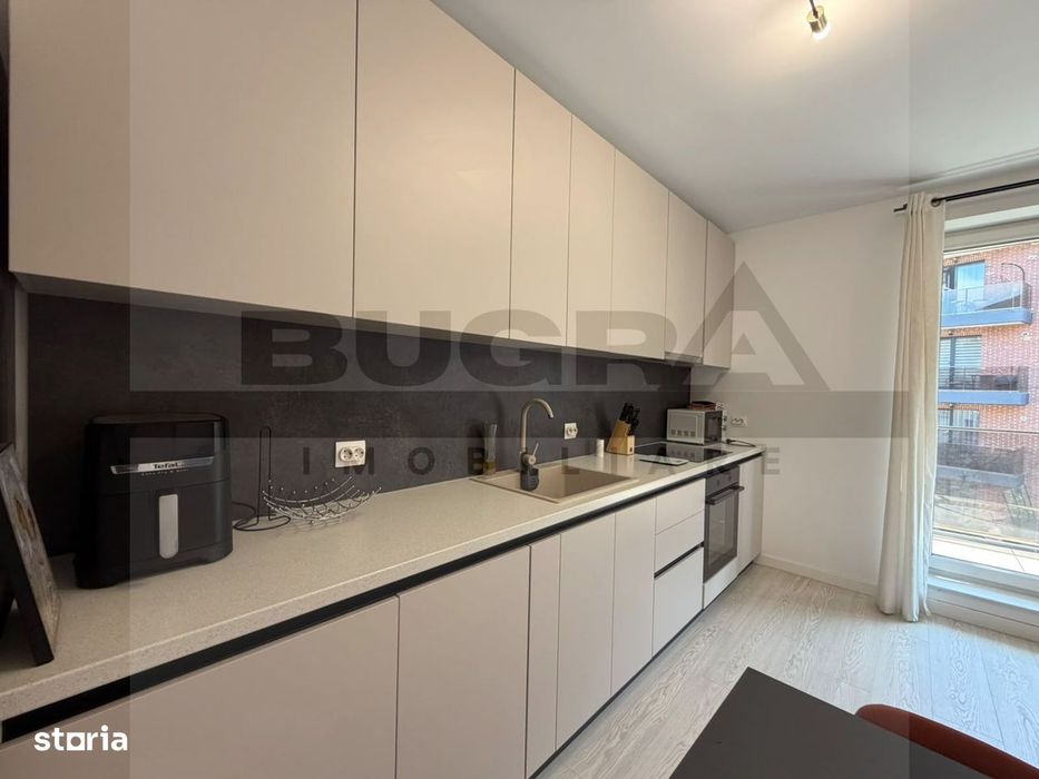 Apartament de 2 camere, modern, 45mp, parcare, complex Beta Residence