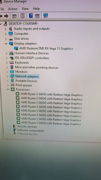Calculator unitate gaming AMD Ryzen 5 3400g 16g ram ssd hdd RX Vega 11
