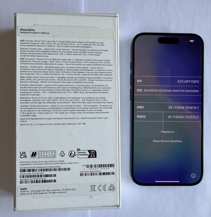 Iphone 15 Pro 512gb Blue Titanium