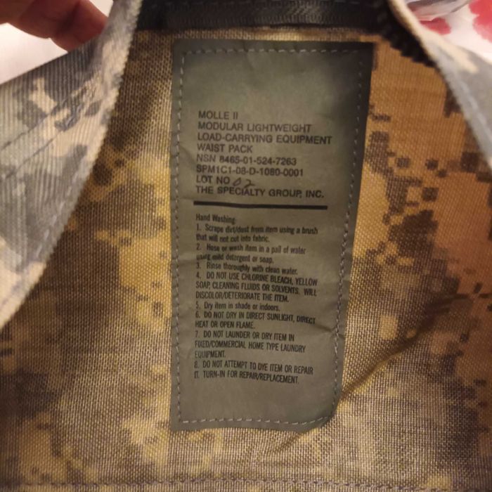 Borseta Molle 2, US ARMY, impermeabila, camuflaj digital. NOU