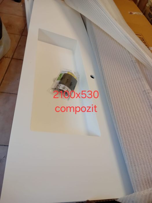 Lavoare din compozit si sticla