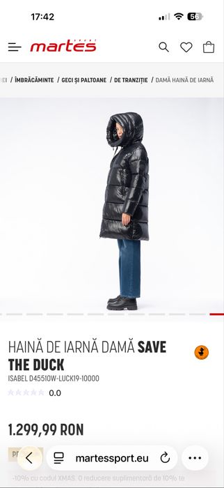 Haina de iarna Save the Duck ISABEL