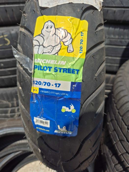 1 Anvelopa MOTO - 120/70/17 - Michelin Pilot Street - NOU - DOT 4724 !
