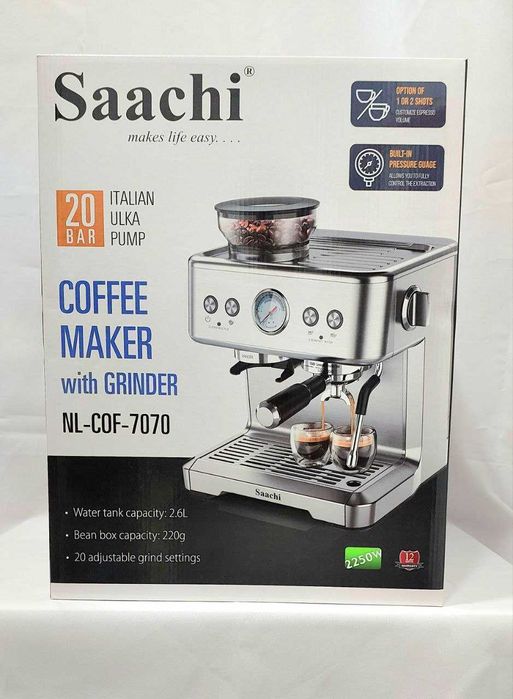 Кофемашина Saachi NL- COF - 7070 объем бака на 2.6 литра.