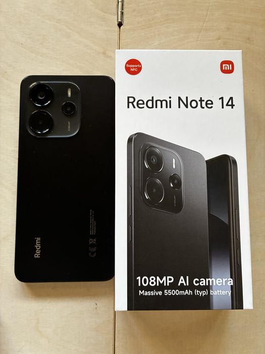 Redmi note 14 8gb 256gb гаранция 2г