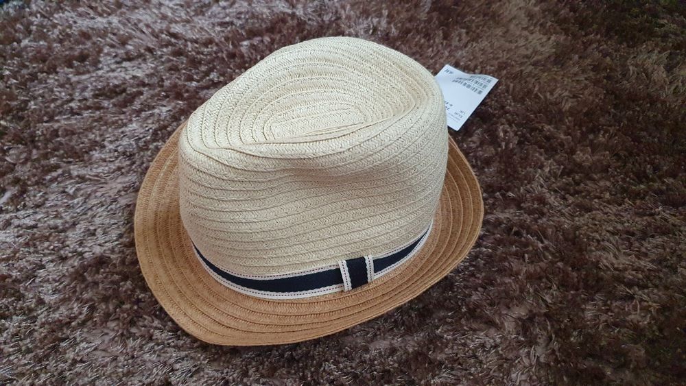 Palarie de paie bebelusi H&M