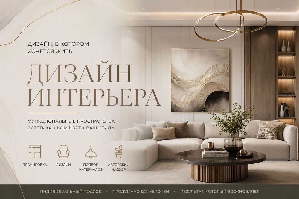 Услуги дизайнера интерьера
