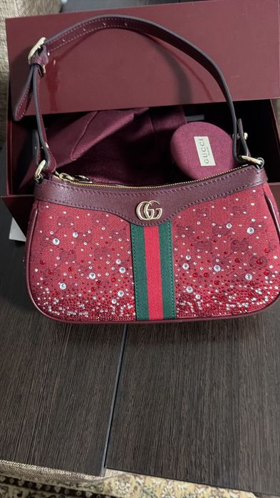 Сумка Gucci Ophidia Crystal Small Bag новая