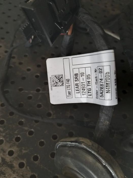 Cablaj instalatie electrica usa dreapta spate bmw seria 1 f40 12493110