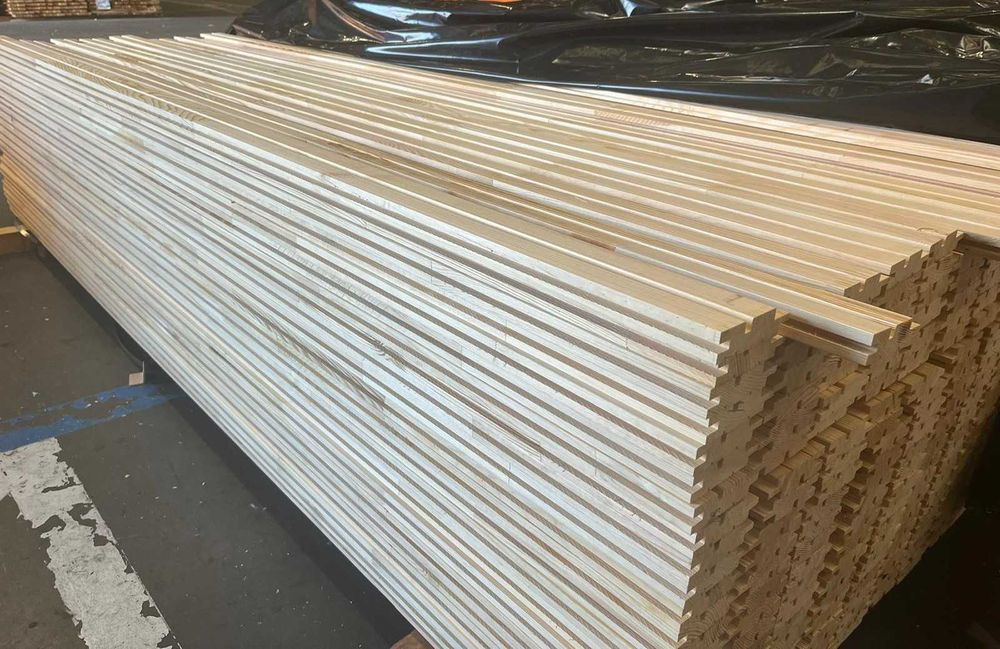 RIFLAJ fara noduri - lambriu - nut feder - sauna 28x105 Clasa A