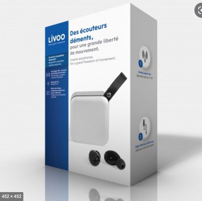 Casti Wireless LIVOO TES 236 sigilate