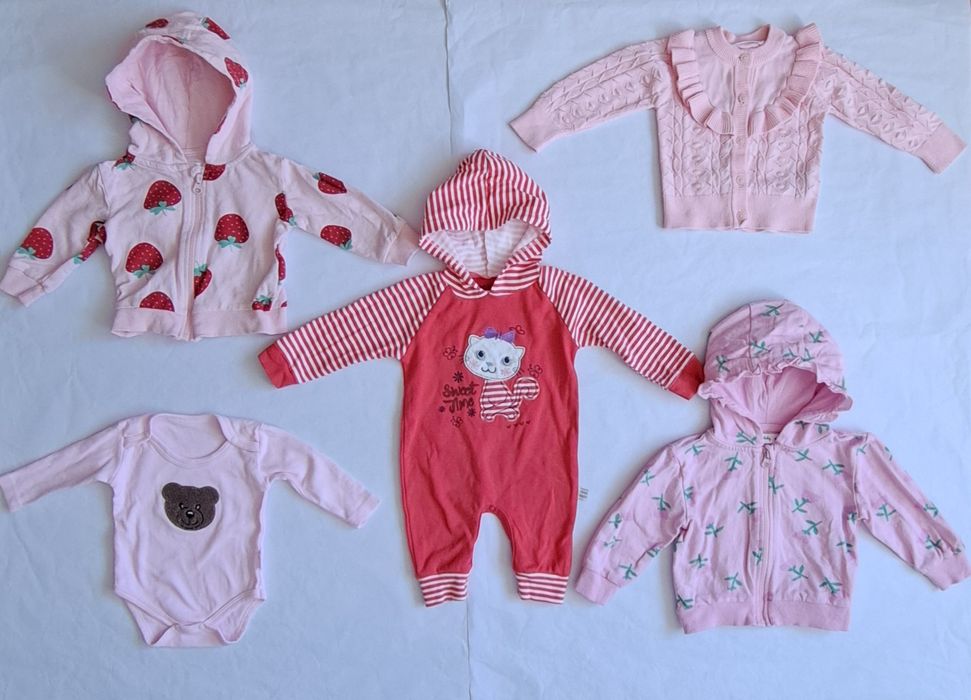 Lot 5 articole noi bebeluși, mărime  68 cm