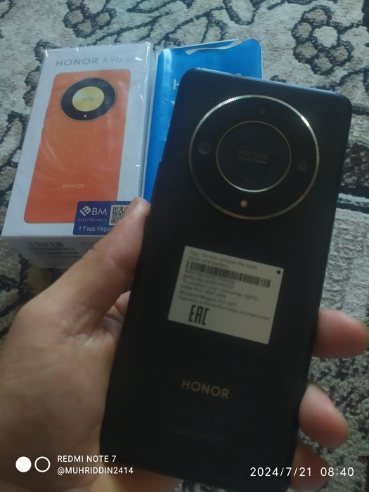 Honor x9b 12+8 256 talik