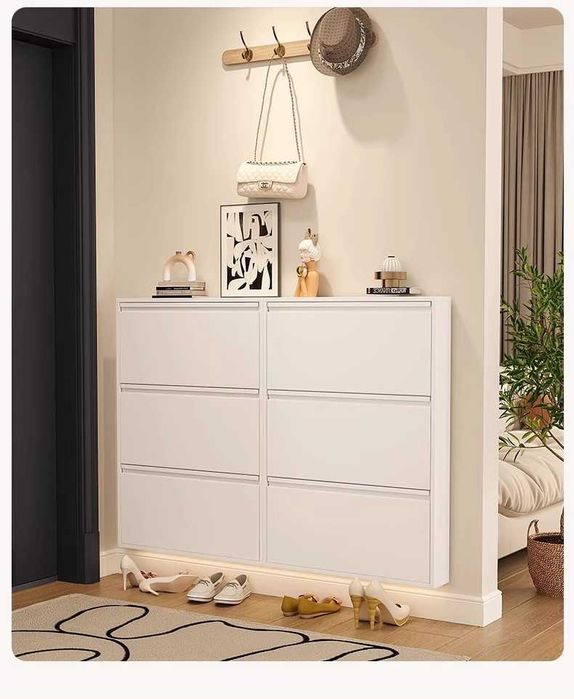 Металлический шкаф для обуви 15 см – Kaidiya/Тонкий шкаф для обуви