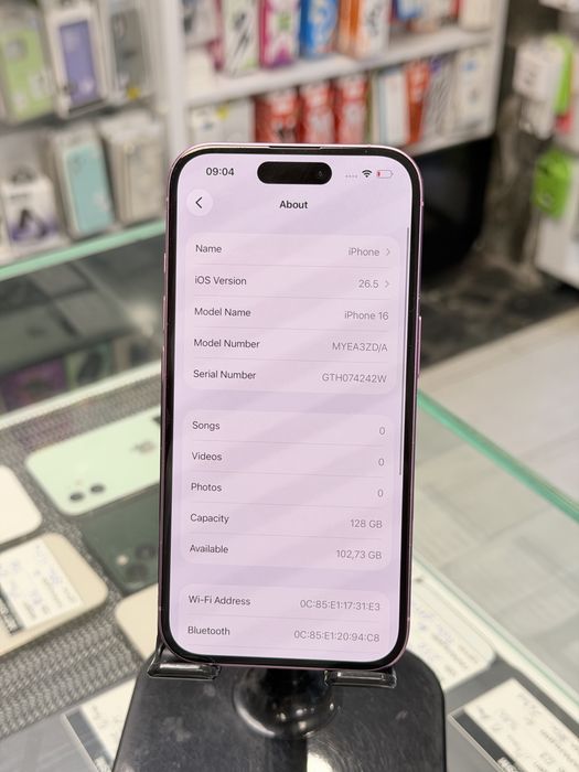 Apple iPhone 16 128GB Pink