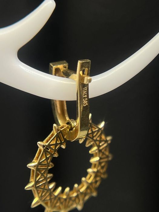 Золотые серьги/BariBarShop/0•0•24
