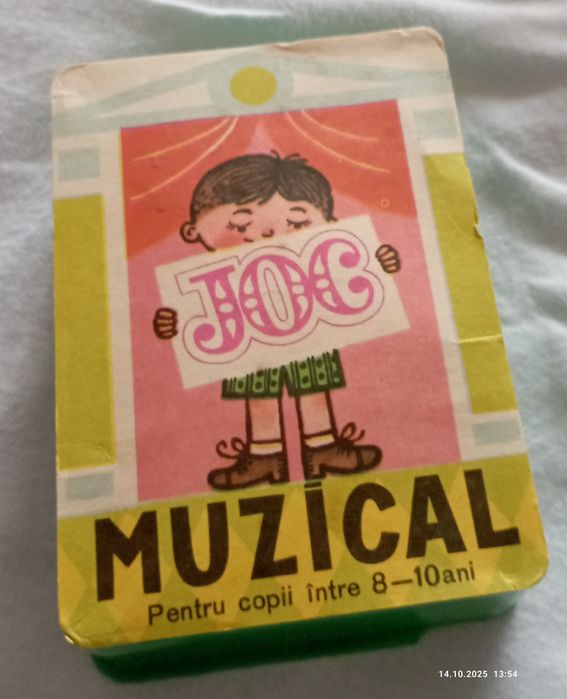 Joc de cărți Muzical(8-10 ani)