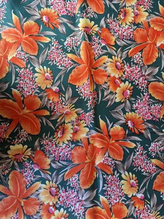 Отрез ткани поплин советского периода