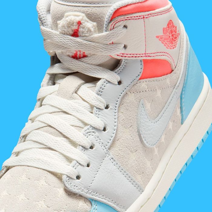 Jordan 1 mid " Lava blue" 36.5 originali noi