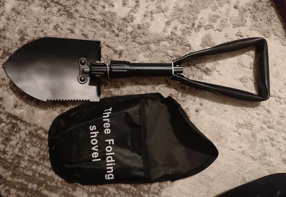 Мултифункционална Сгъваема Къмпинг лопата 8в1