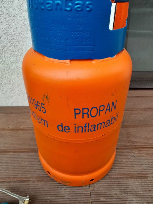 HIDROIZOLAȚII - Arzător, reductor presiune și BUTELIE propan