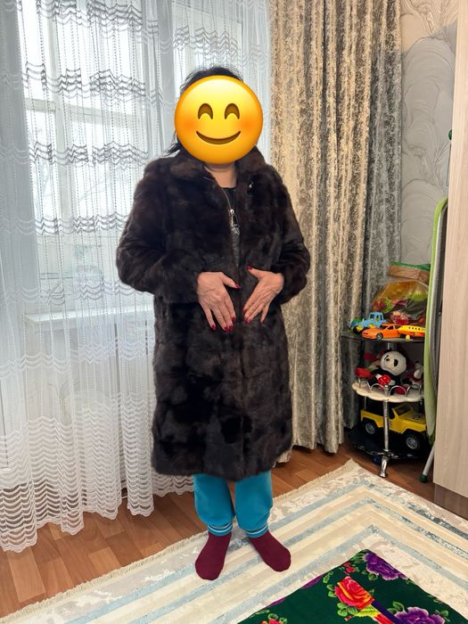 Норковая шуба в идеальном состоянии