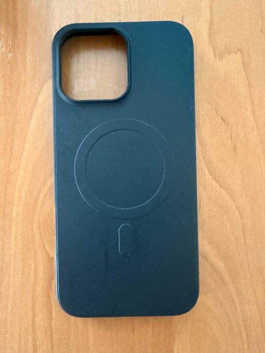 Husă iPhone 16 Pro Max Celly Chromag cu MagSafe – Verde Închis