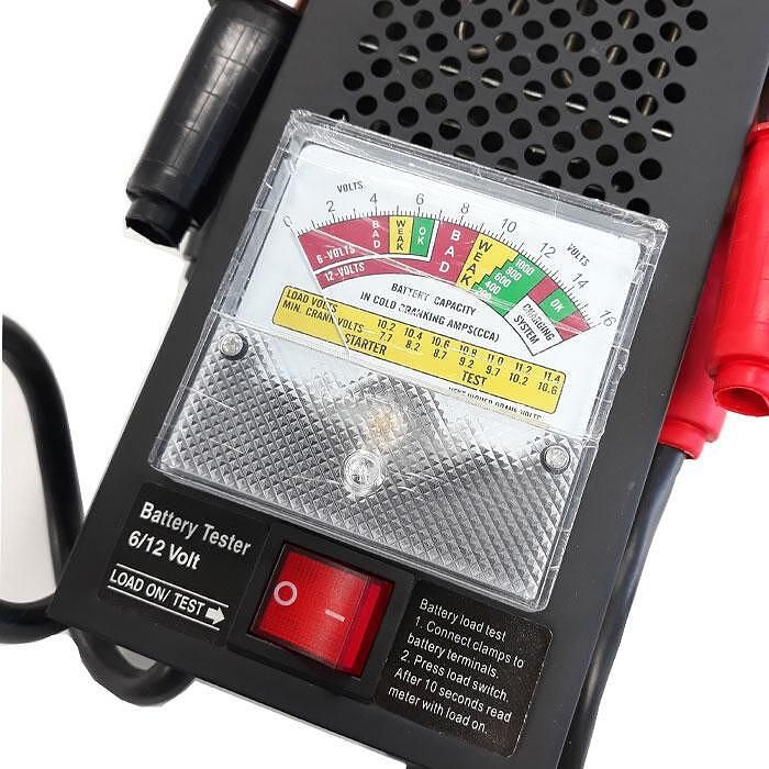 Товарна вилка за тестване на акумулатор - 6v / 12v