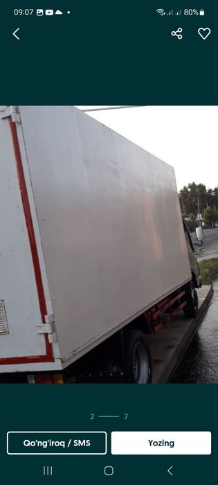 Исузи 5 тонали афтобусдан ясалган