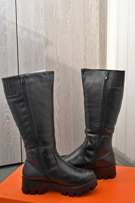 Сапоги зимние черные