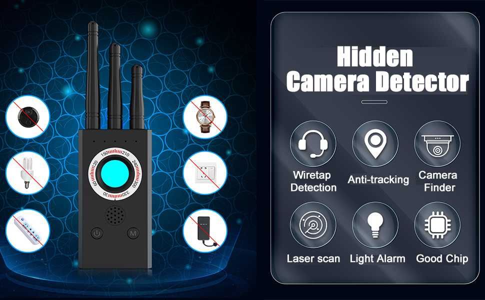 Детектор за скрити камери, GPS, микрофони Garsen Т16