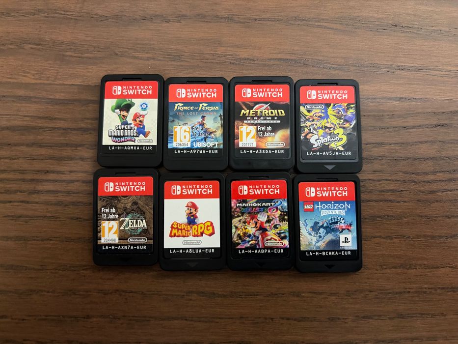 Mario, Splatoon, Horizon Lego, Prince of Persia, Metroid Prime