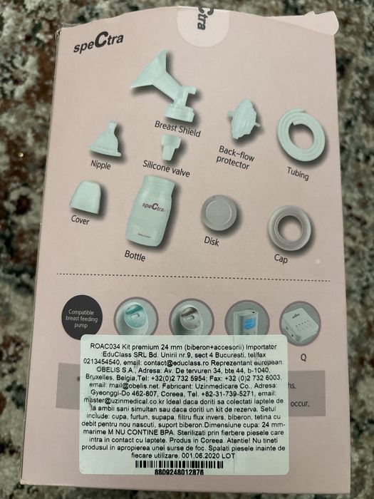 Pompa de san Spectra,  electrica dubla S2