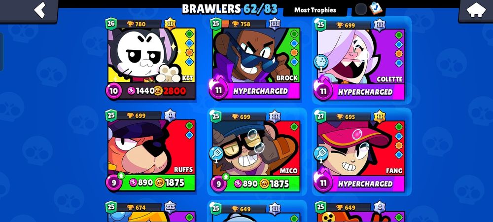 бравлстарс акаунт