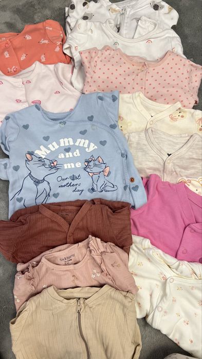 Бебешки пижамки 56см лот