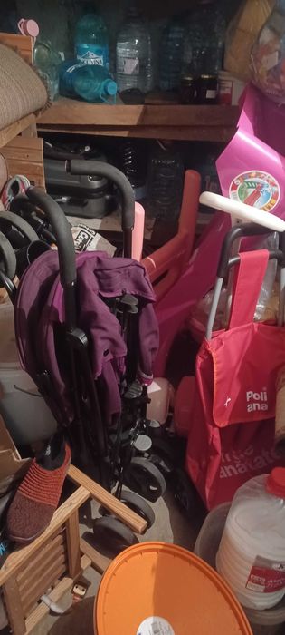 Cărucior si tobogan