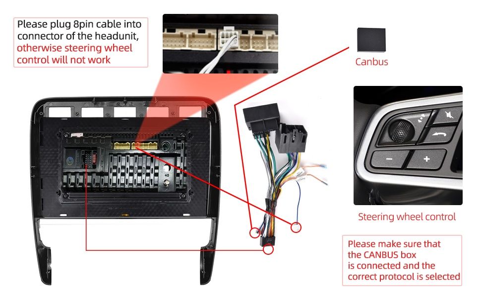 9" Мултимедия за Porsche Cayenne (2002-2010), 2+64gb 4core, Android 13